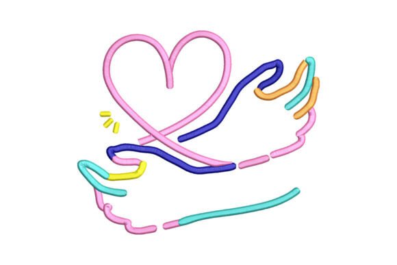 Abstract Heart Line Embroidery Review