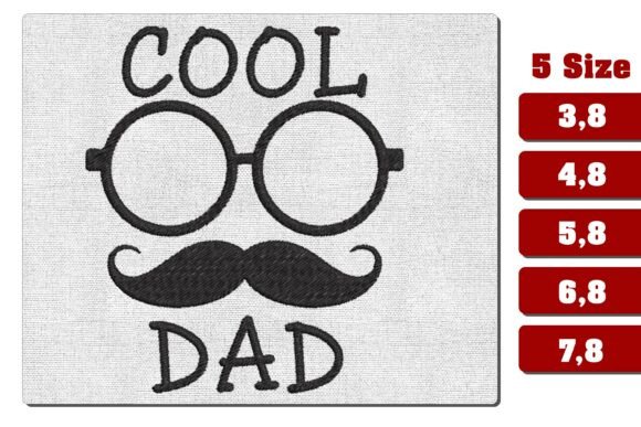 Cool Dad Glasses Mustache Embroidery Review
