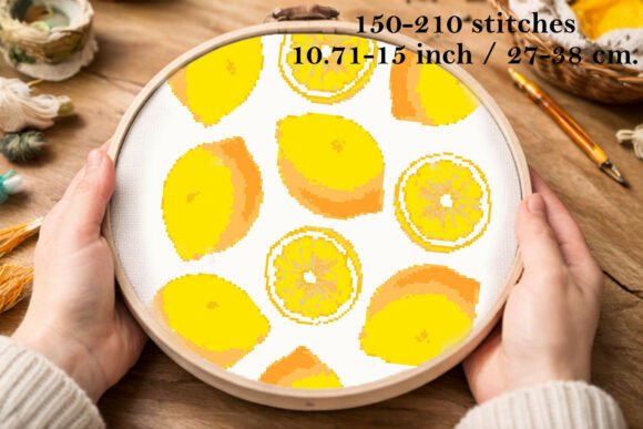 Cross Stitch Lemons Embroidery Pattern Review