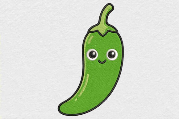 Cute Chili Pepper Embroidery Design Review