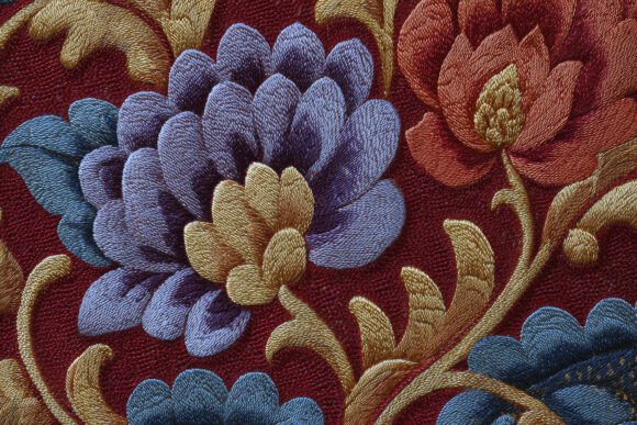 Floral Embroidery Pattern Texture Review
