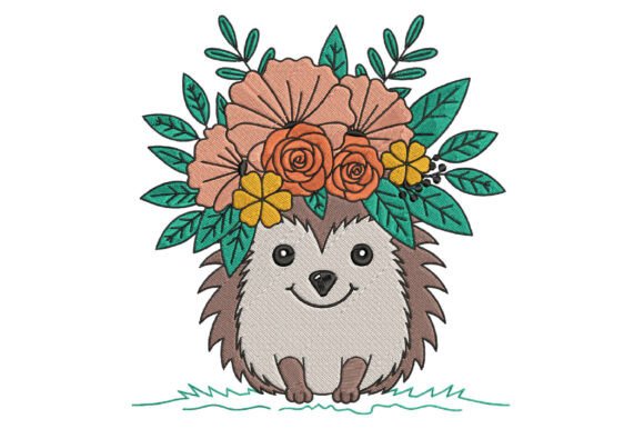 Floral Hedgehog Embroidery Design Review