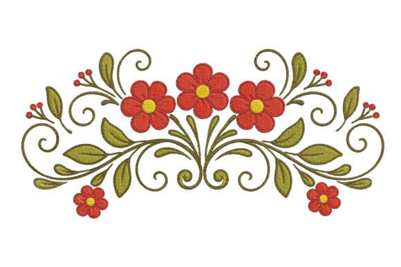 Floral Vine Embroidery Design Review