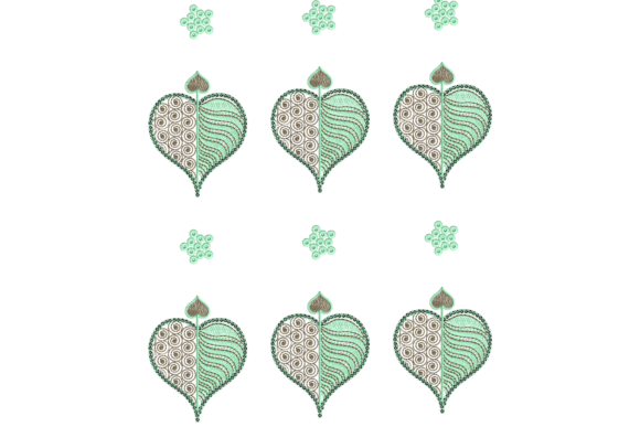 Heart-Shaped Leaf Embroidery Design Review