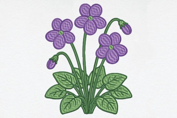 Purple African Embroidery for Boutique Sweatshirts
