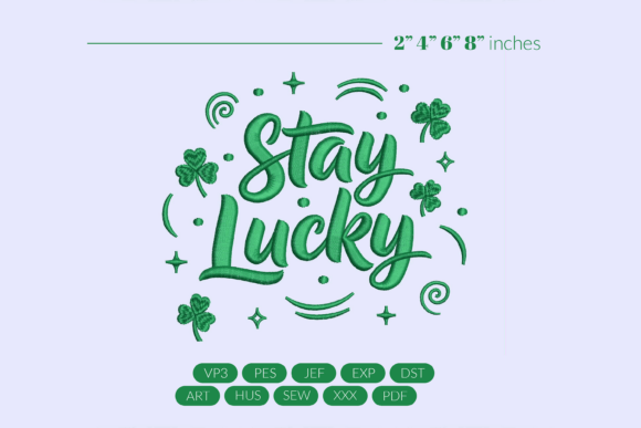 Stay Lucky St Patricks Day Embroidery Review