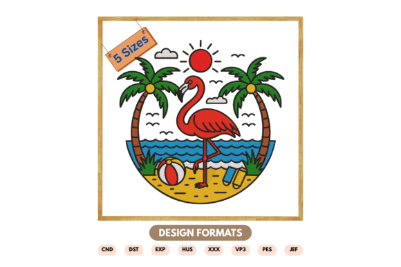 Tropical Summer Scene Embroidery Design Review