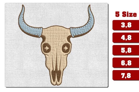 Western Bull Skull Machine Embroidery Review